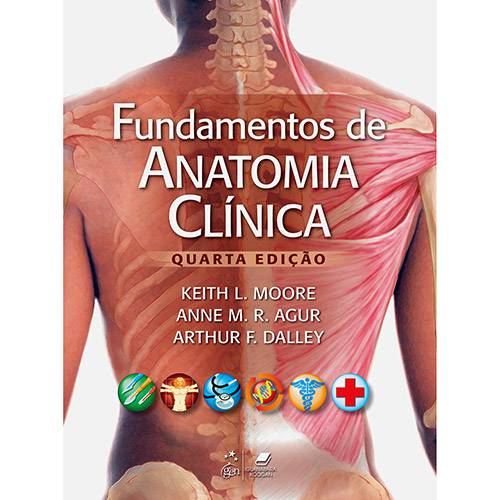 Tamanhos, Medidas e Dimensões do produto Livro - Fundamentos de Anatomia Clínica
