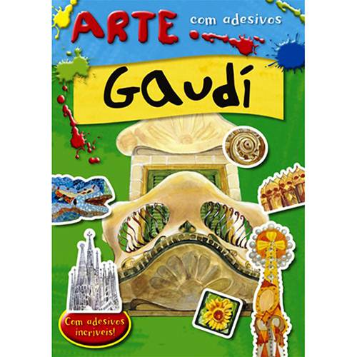 Tamanhos, Medidas e Dimensões do produto Livro - Gaudí - Arte com Adesivos