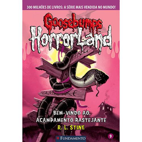 Tamanhos, Medidas e Dimensões do produto Livro - Goosebumps Horrorland: Bem-Vindo ao Acampamento Rastejante - Vol. 9