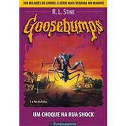 Tamanhos, Medidas e Dimensões do produto Livro - Goosebumps: um Choque na Rua Shock - Vol.18