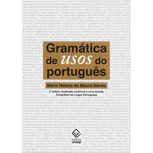 Tamanhos, Medidas e Dimensões do produto Livro - Gramática de Usos do Português