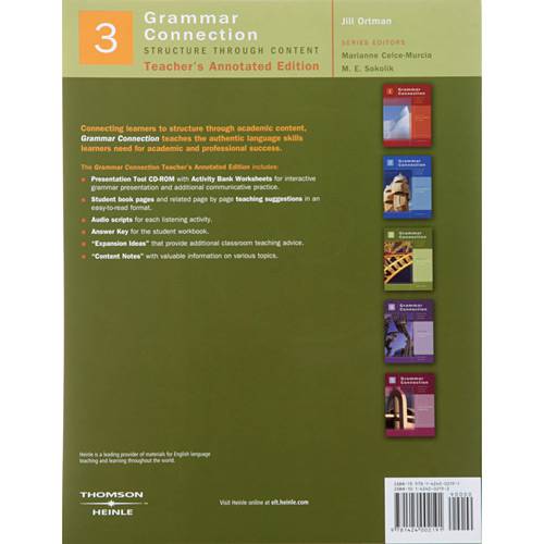 Tamanhos, Medidas e Dimensões do produto Livro - Grammar Connection 3 (Teacher's Annotated Edition)