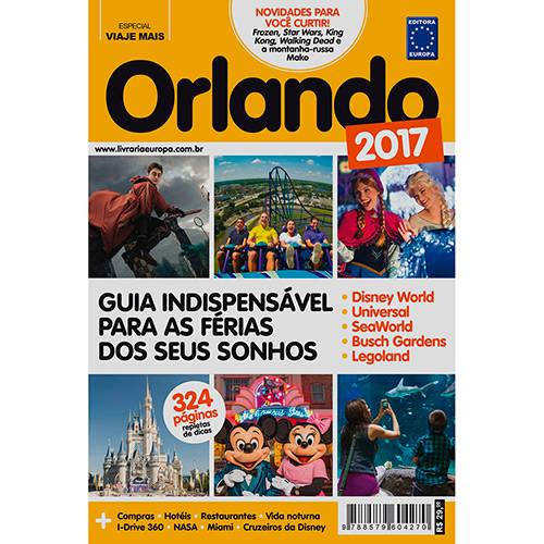 Tamanhos, Medidas e Dimensões do produto Livro - Guia Orlando 2017