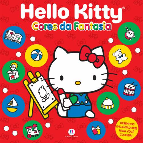 Tamanhos, Medidas e Dimensões do produto Livro - Hello Kitty Cores da Fantasia
