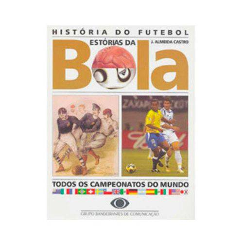 Tamanhos, Medidas e Dimensões do produto Livro Histórias do Futebol: Estórias da Bola - Capa Dura - Ed. Edipromo.