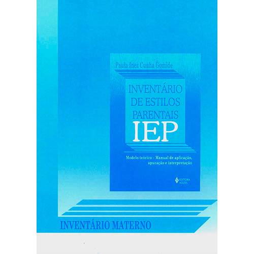 Tamanhos, Medidas e Dimensões do produto Livro - IEP: Inventário de Estilos Parentais