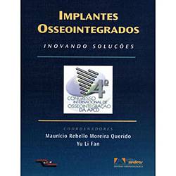 Tamanhos, Medidas e Dimensões do produto Livro - Implantes Osseointegrados - Cirurgia e Prótese