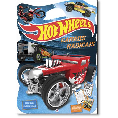 Tamanhos, Medidas e Dimensões do produto Livro Infantil com Cd ou DVD Hot Wheels Carros Radicais8Vol Ciranda