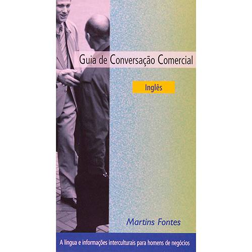 Tamanhos, Medidas e Dimensões do produto Livro - Ingles - Guia de Conversação Comercial
