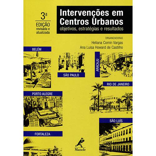Tamanhos, Medidas e Dimensões do produto Livro - Intervenções em Centros Urbanos