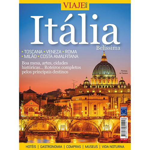 Tamanhos, Medidas e Dimensões do produto Livro - Itália Belíssima - Especial Viaje Mais