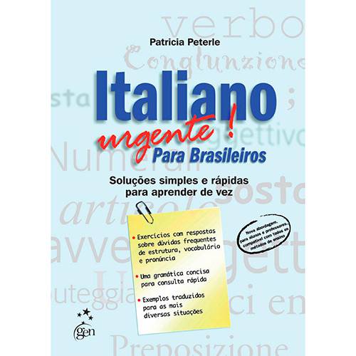 Tamanhos, Medidas e Dimensões do produto Livro - Italiano Urgente! para Brasileiros