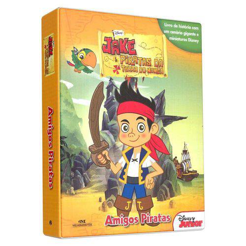 Tamanhos, Medidas e Dimensões do produto Livro Jake e os Piratas da Terra do Nunca - Amigos Piratas - Editora Melhoramentos