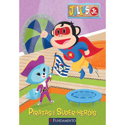 Tamanhos, Medidas e Dimensões do produto Livro - Julius Jr. - Piratas e Super-heróis