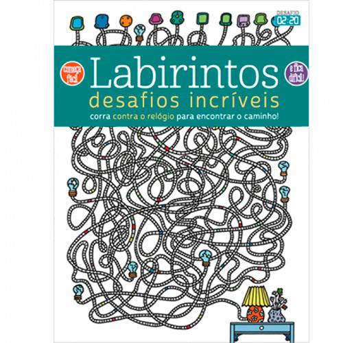 Tamanhos, Medidas e Dimensões do produto Livro - Labirintos: Desafios Incríveis