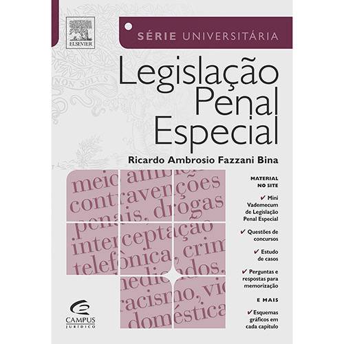 Tamanhos, Medidas e Dimensões do produto Livro - Legislação Penal Especial - Série Universitária
