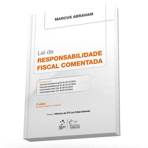 Tamanhos, Medidas e Dimensões do produto Livro - Lei de Responsabilidade Fiscal Comentada - Abraham