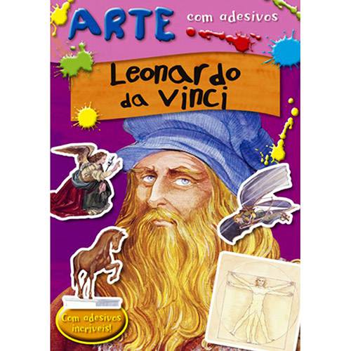 Tamanhos, Medidas e Dimensões do produto Livro - Leonardo da Vinci - Arte com Adesivos