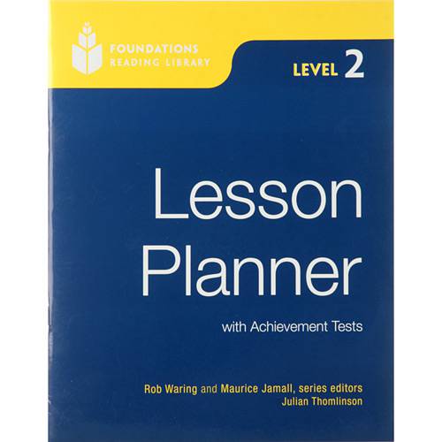 Tamanhos, Medidas e Dimensões do produto Livro - Lesson Planner Level 2 - Foundations Reading Library