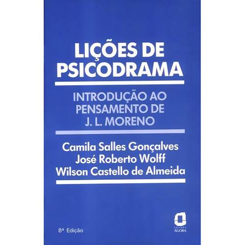 Tamanhos, Medidas e Dimensões do produto Livro - Lições de Psicodrama: Introdução ao Pensamento de J. L. Moreno