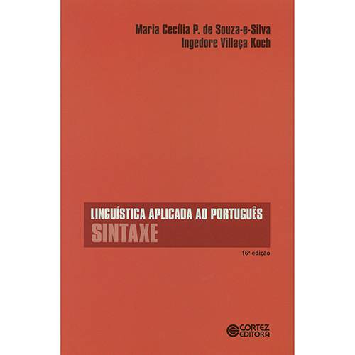 Tamanhos, Medidas e Dimensões do produto Livro - Linguística Aplicada ao Português : Sintaxe