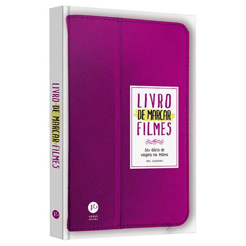 Tamanhos, Medidas e Dimensões do produto Livro - Livro de Marcar Filmes
