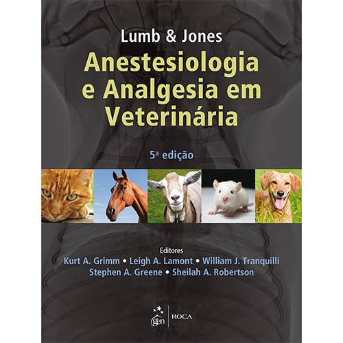 Tamanhos, Medidas e Dimensões do produto Livro - Lumb & Jones Anestesiologia e Analgesia em Veterinária