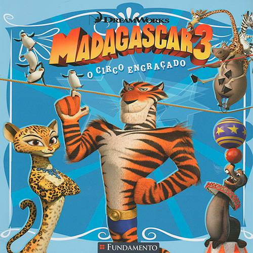 Tamanhos, Medidas e Dimensões do produto Livro - Madagascar 3