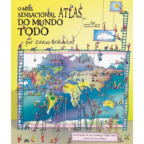 Tamanhos, Medidas e Dimensões do produto Livro - Mais Sensacional Atlas do Mundo Todo, o