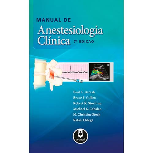 Tamanhos, Medidas e Dimensões do produto Livro - Manual de Anestesiologia Clínica