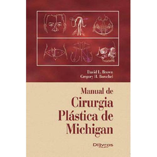 Tamanhos, Medidas e Dimensões do produto Livro - Manual de Cirurgia Plástica de Michigan - Brown