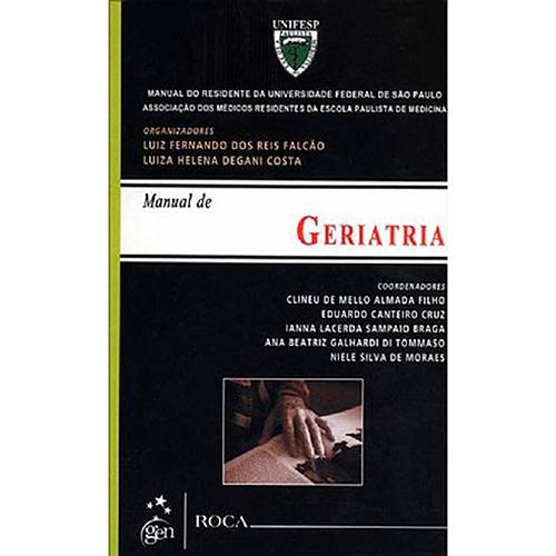 Tamanhos, Medidas e Dimensões do produto Manual de Geriatria: Manual do Residente da Universidade Federal de São Paulo