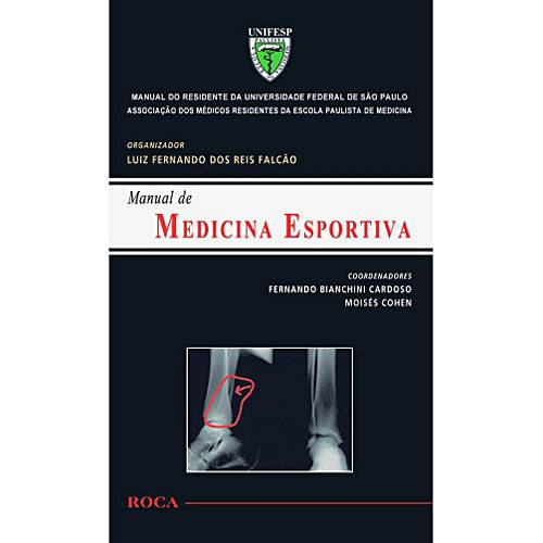Tamanhos, Medidas e Dimensões do produto Livro: Manual de Medicina Esportiva: Manual do Residente da Universidade Federal de São Paulo (UNIFESP)