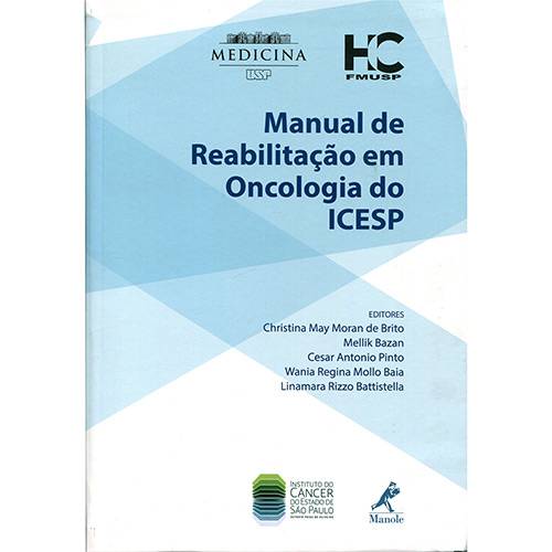 Tamanhos, Medidas e Dimensões do produto Livro - Manual de Reabilitação em Oncologia do ICESP