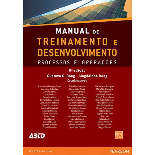 Tamanhos, Medidas e Dimensões do produto Livro - Manual de Treinamento e Desenvolvimento: Processo e Operações