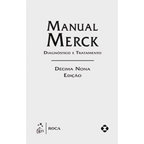 Tamanhos, Medidas e Dimensões do produto Livro - Manual Merck: Diagnóstico e Tratamento