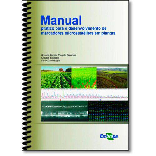 Tamanhos, Medidas e Dimensões do produto Livro - Manual Prático para o Desenvolvimento de Marcadores Microssatélites em Plantas