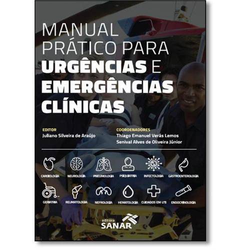 Tamanhos, Medidas e Dimensões do produto Livro - Manual Prático para Urgências e Emergências Clínicas - Araújo