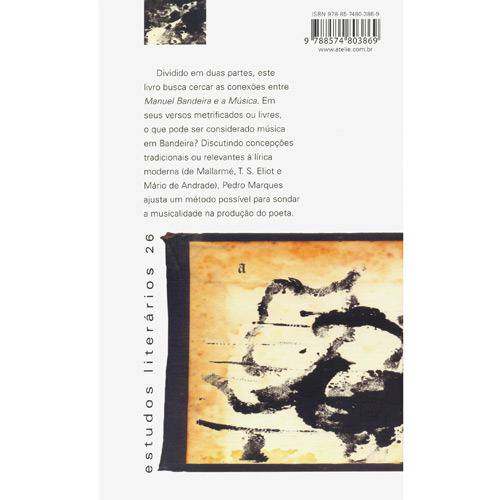 Tamanhos, Medidas e Dimensões do produto Livro - Manuel Bandeira e a Música - com Três Poemas Visitados
