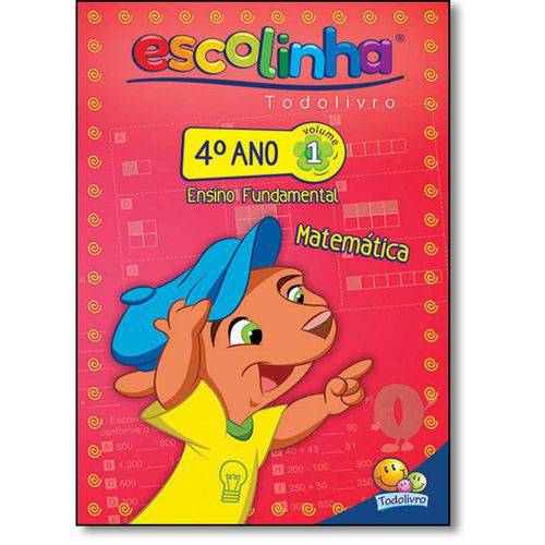 Tamanhos, Medidas e Dimensões do produto Livro - Matemática 1 - Coleção Escolinha Todolivro - 4º Ano