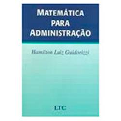 Tamanhos, Medidas e Dimensões do produto Livro - Matematica para Administraçao