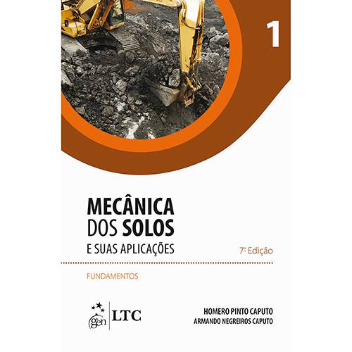 Tamanhos, Medidas e Dimensões do produto Livro - Mecânica dos Solos e Suas Aplicações: Fundamentos - Vol. 1