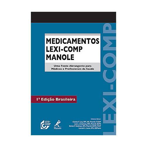 Tamanhos, Medidas e Dimensões do produto Livro - Medicamentos Lexi-Comp Manole