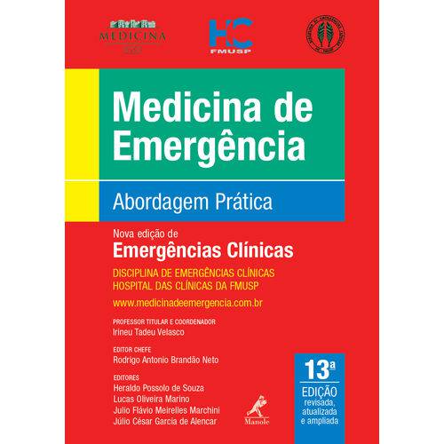 Tamanhos, Medidas e Dimensões do produto Livro - Medicina de Emergencia - Abordagem Prática - Usp - 2019