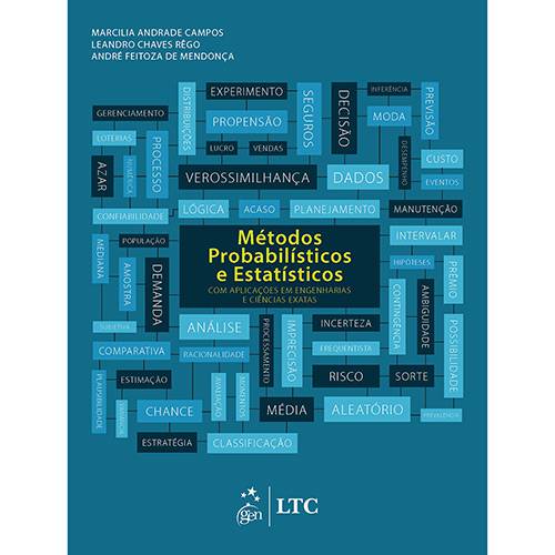 Tamanhos, Medidas e Dimensões do produto Livro - Métodos Probabilísticos e Estatísticos: com Aplicações em Engenharias e Ciências Exatas