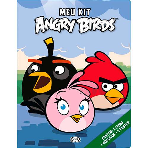 Tamanhos, Medidas e Dimensões do produto Livro - Meu Kit Angry Birds