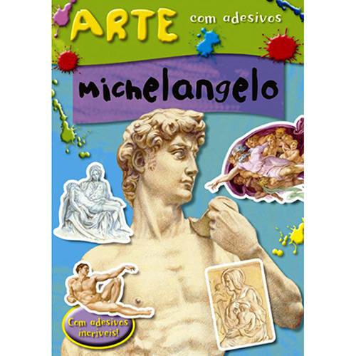 Tamanhos, Medidas e Dimensões do produto Livro - Michelangelo - Arte com Adesivos