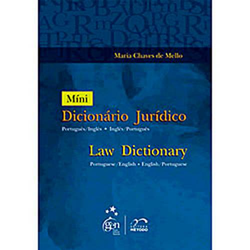 Tamanhos, Medidas e Dimensões do produto Livro - Mini-Dicionário Jurídico - Law Dictionary Português/Inglês/Português