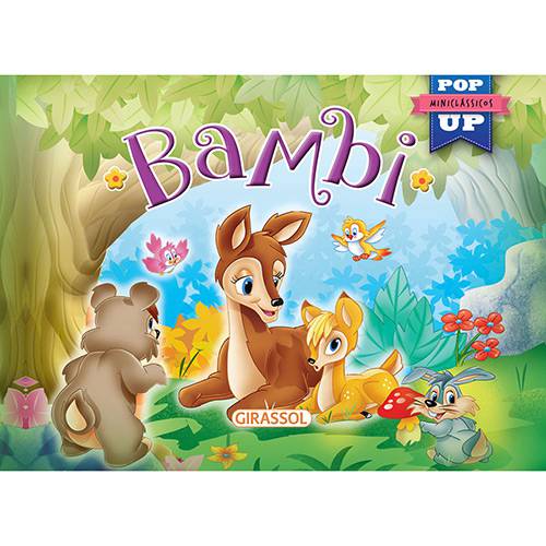 Tamanhos, Medidas e Dimensões do produto Livro - Miniclássicos Pop-up Bambi