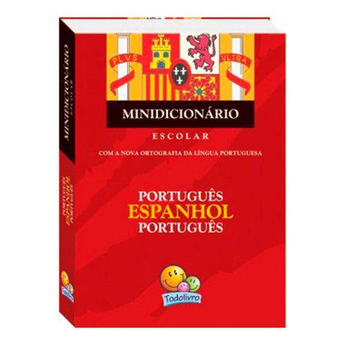 Tamanhos, Medidas e Dimensões do produto Livro - Minidicionario Escolar Português-Espanhol-Português